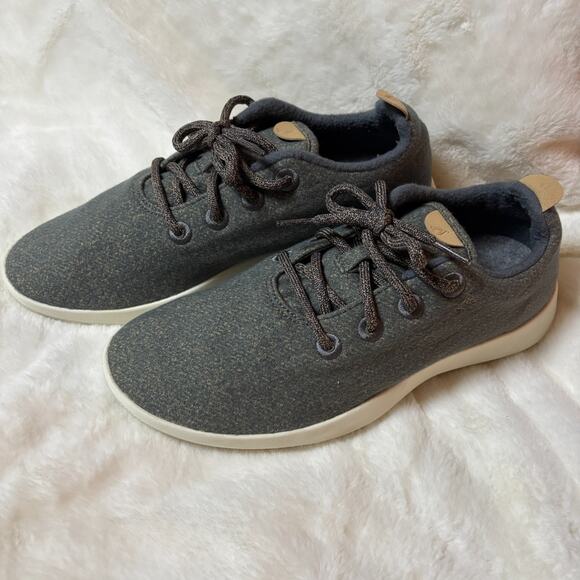 Allbirds Wool Runner Mizzle Light Gray White Comfort Shoes Sneakers Men's Size 9 - Picture 2 of 7